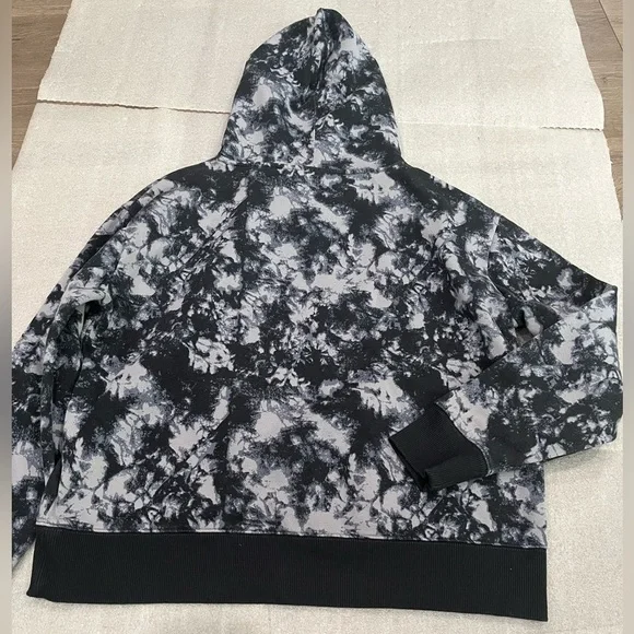 [M]Champion Black and Gray Tie-Dye Hoodie NWOT - Picture 8 of 9